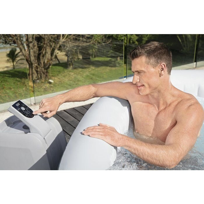 Spa hinchable carré 6 places – Ibiza Airjet – Bestway - illustration 2